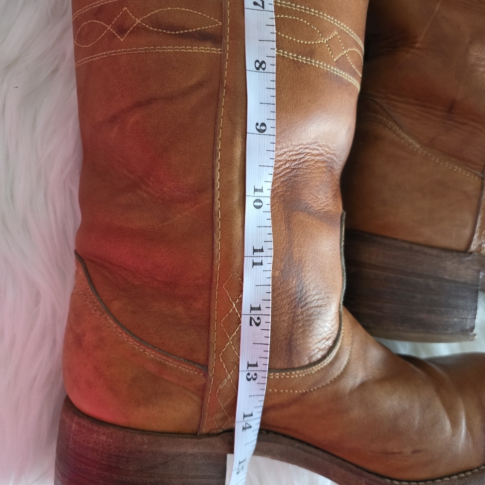 Vintage Stitching Horse Campus Boots Size 8 1/2D - Picture 13 of 16